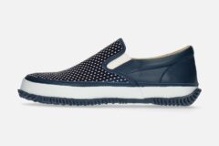 SPINGLE SP-1063 Navy — Japanese leather sneakers