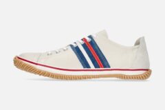 SPINGLE SP-198 Tricolor Japanese leather sneakers